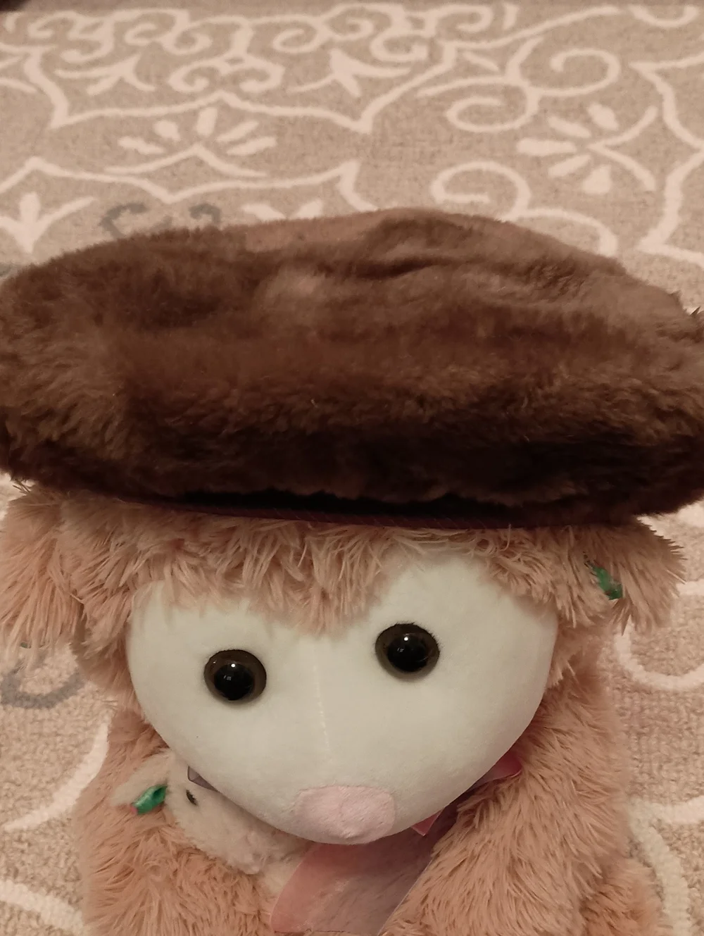 Vintage Fur Hat Sheared Beaver Fur John Carroll Sz Small 21